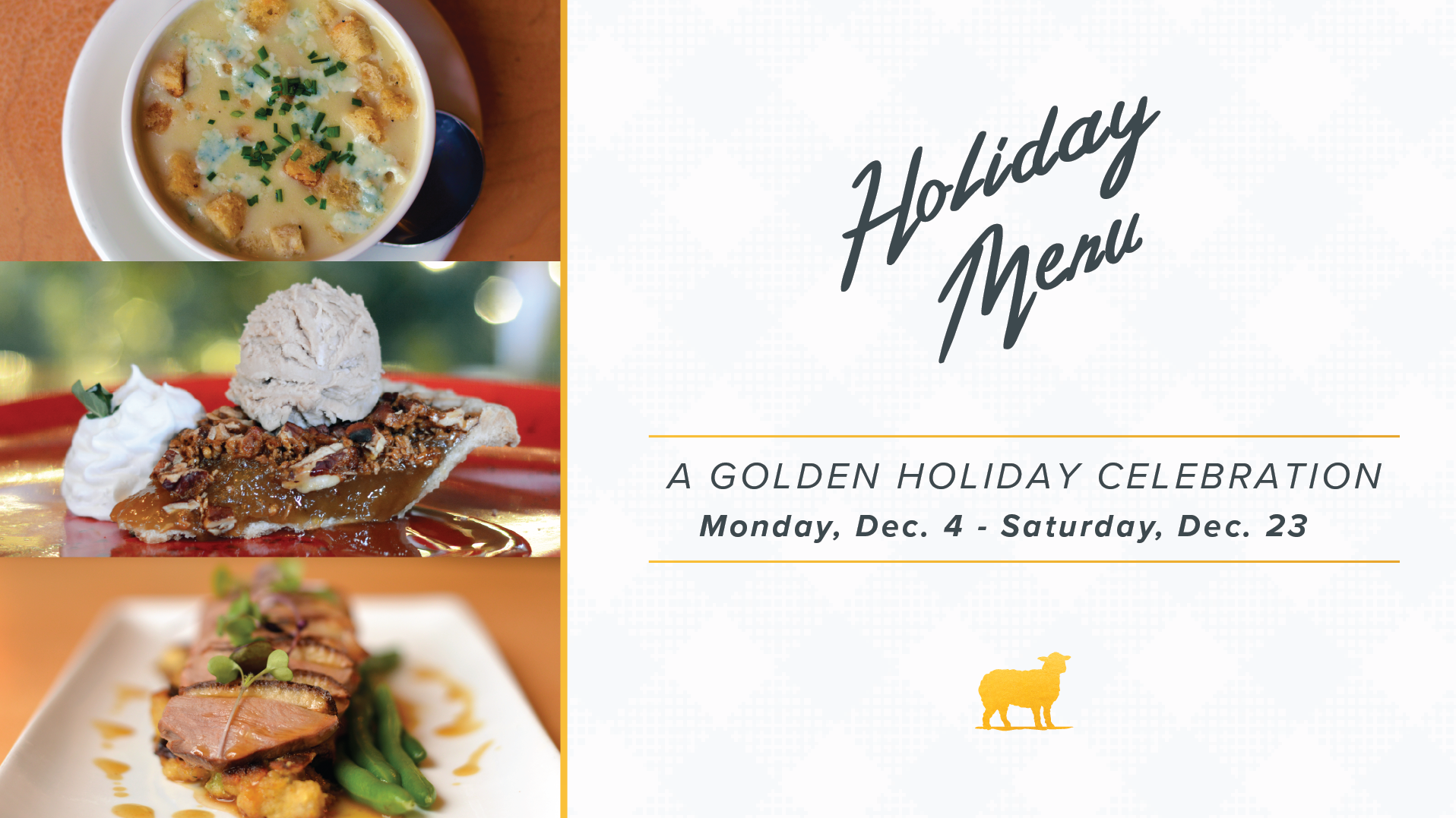 holiday menu